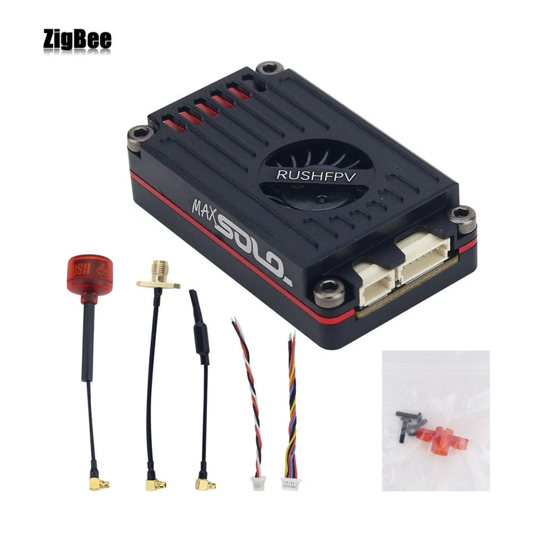 MAX SOLO FPV Transmitter Analog FPV VTX+MMCX Antenna for FPV Fixed Wing Drones