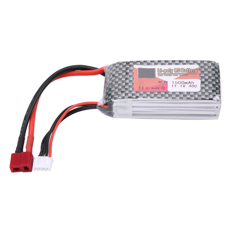 (1500mAh 40C)ZOP POWER 3S 11.1V 1500mAh 40C Rechargeable LiPo Battery