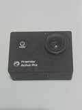 Premier Active Pro action camera body with front lens and Mode button