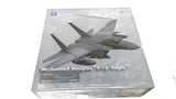 F-15 Eagle fighter jet model kit in retail box, illustrated aircraft on front