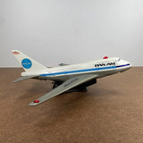 Vintage Pan Am N347SP Model Airplane Battery Operated Boeing 747SP Tested Battery