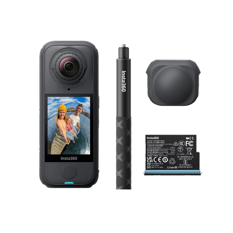 Insta360 X4 Air Starter Bundle - Lightweight 165g 8K 360 Camera, Invisible