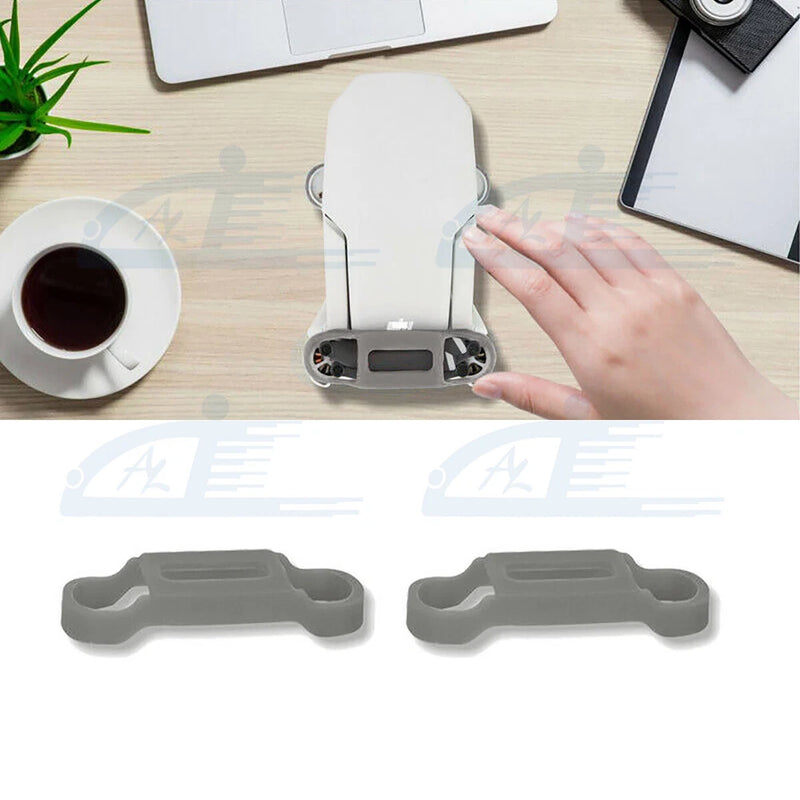 2pcs Gray Soft Silicone Stabilizer Propeller Blade Fix Holder For DJI Mini SE