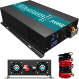 WZRELB 5000W Pure Sine Wave 36V DC to 110V 120V AC  Power Converter RV CAMP NEW