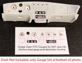 DODGE VIPER GTS RT/10 GAUGE FACES for 1/25 scale AMT GLUE kits¡ªPLEASE READ DESC