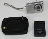 Panasonic LUMIX DMC-FS3 8MP Digital Camera Silver Tested W/ Battery & Charger