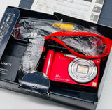 Panasonic LUMIX DMC-ZX3 Red Compact Digital Camera 8x Leica
