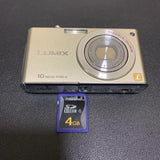 Panasonic LUMIX DMC-FX35 Gold 10.1MP Compact Digital Camera From Japan Used