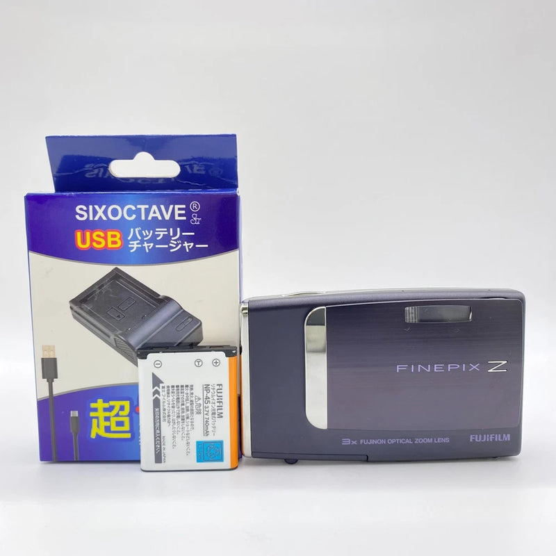 US DUTY PAID/FUJIFILM Finepix Z10fd Black 7.2MP Digital Camera/MINT From Japan
