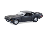 1970 Plymouth 'Cuda AAR - Black Diecast 1:64 Scale Model - Greenlight 37330E