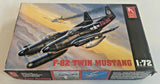 1:72 scale F-82 Twin Mustang model kit box with aircraft artwork