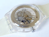 Clear Model, , Battery Replaced, Excellent Condition. Swatch Nugent Battery