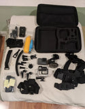 4K Ultra HD Waterproof Black GoPro HERO 5 Video Camera  + Accessories ...NO LCD!