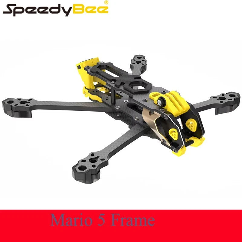 SpeedyBee Mario 5 Frame DC/XH Carbon Fiber for FPV Drone DJI O3/O4 PRO