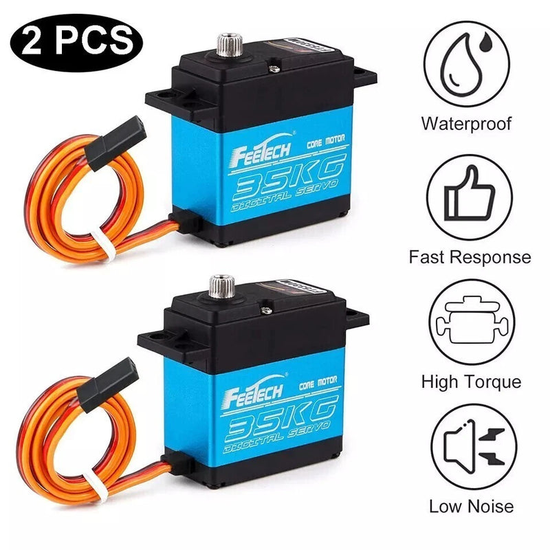 1-8x 35KG 180?? Metal Gear Digital Servo HIGH TORQUE & SPEED RC Car Boot Servo