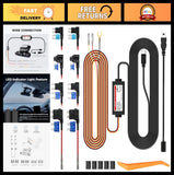 Dash Cam Hardwire Kit for Parking Mode, 12V-30V to 5V/3A, Low Voltage Protection