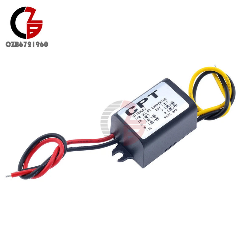 DC-DC Converter Step down 12V to 9V 2A 15W Power Supply Buck Module Waterproof
