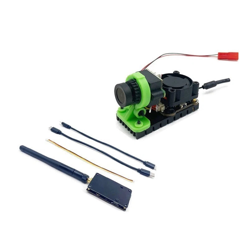 1W 1000TVL Analog HD VTX FPV VTX with 56CH PCB Receiver for Android Cellphone