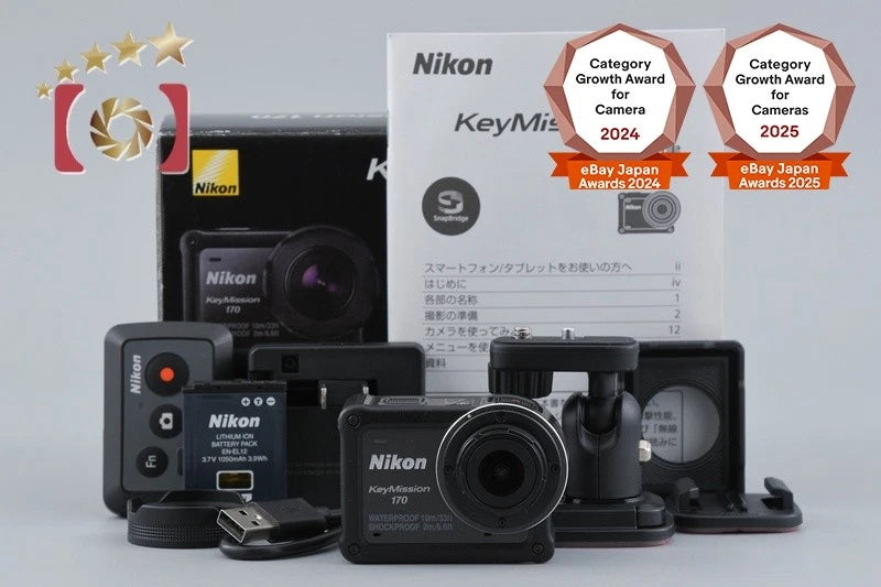 Nikon KeyMission 170 Waterproof Action Camera w/ Box