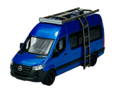 MAISTO MERCEDES-BENZ SPRINTER CAMPER BLUE 1:52 21236 NEW DIECAST METAL MODEL