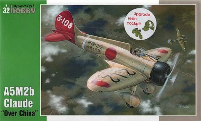 Special Hobby Models 1/32 Mitsubishi A5M2b Claude model kit with resin cockpit upgrade