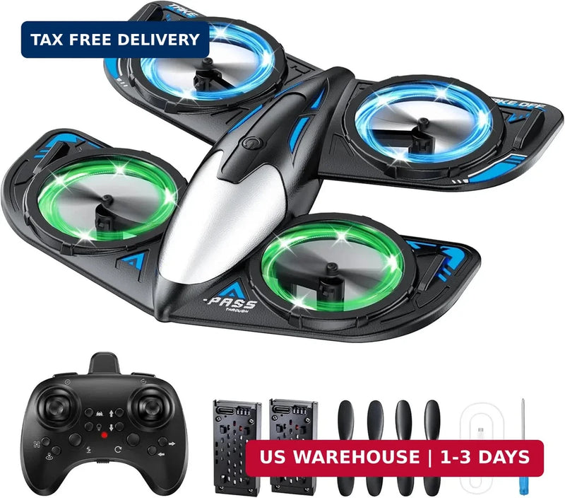 RC Drone for Kids Beginners, Foam Remote Control Drone with Cool Lights, 360?? Fl
