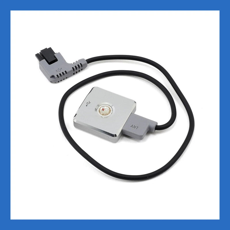 DJI A2 LED Bluetooth antenna module with power cable and USB-style connector