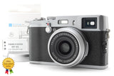 [MINT w/charger] Fujifilm FinePix X100 12.3MP Digital Camera Silver From JAPAN