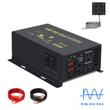 500W Pure Sine Wave Power Inverter 12/24/36/48VDC 120VAC Off-Grid Remote Control