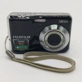 Black FujiFilm FinePix AV130 12MP Digital Camera 1GB Memory Card, Tested/Working