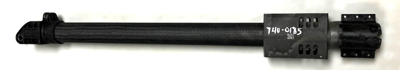 DJI Agras T40 M3 rear left arm with black carbon fiber shaft and connector blocks