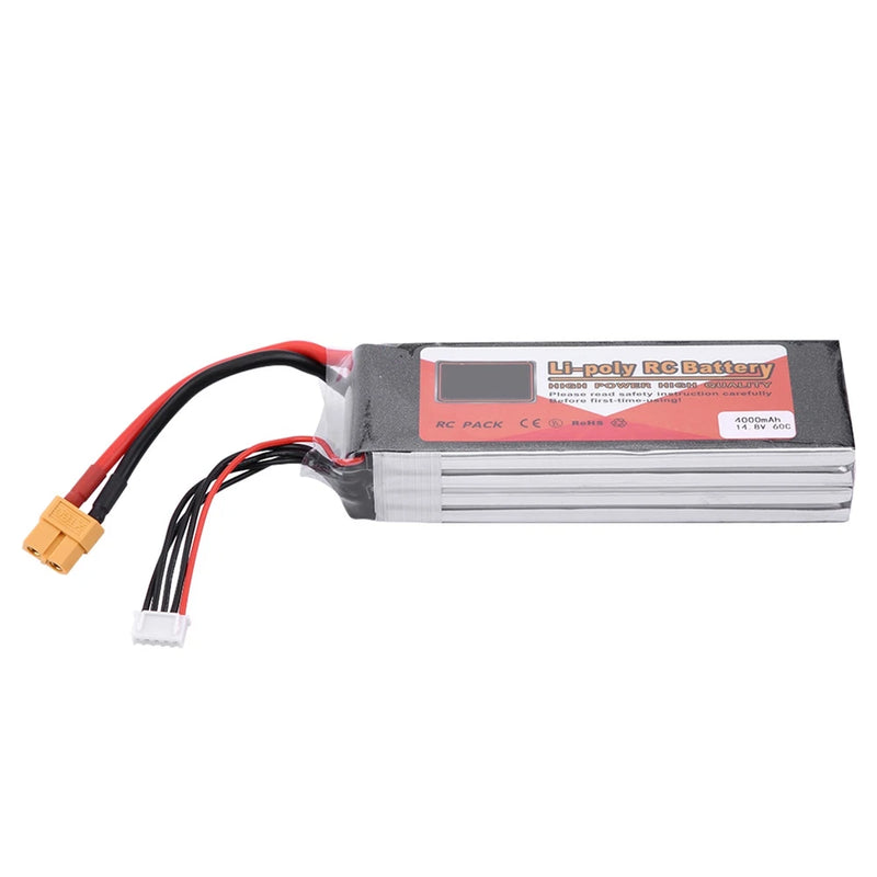 1 ZOP POWER 4s LiPo Battery 5000mAh Rechargeable For RC Cars NEW Battery