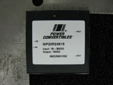 (1) WP20R24S15 Power Convertibles DC/DC Converter Input: 18-36VDC Output: 15VDC