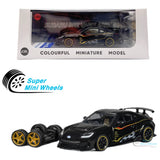 CM-Model 1:64 Subaru BRZ Varis Arising (Black) with extra wheels