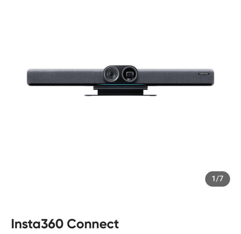 Insta360 Connect Dual-Camera AI Video Bar - Black - Brand New