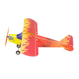 Dancing Wings Hobby RC foam airplane with tiger-striped wings, propeller and landing gear