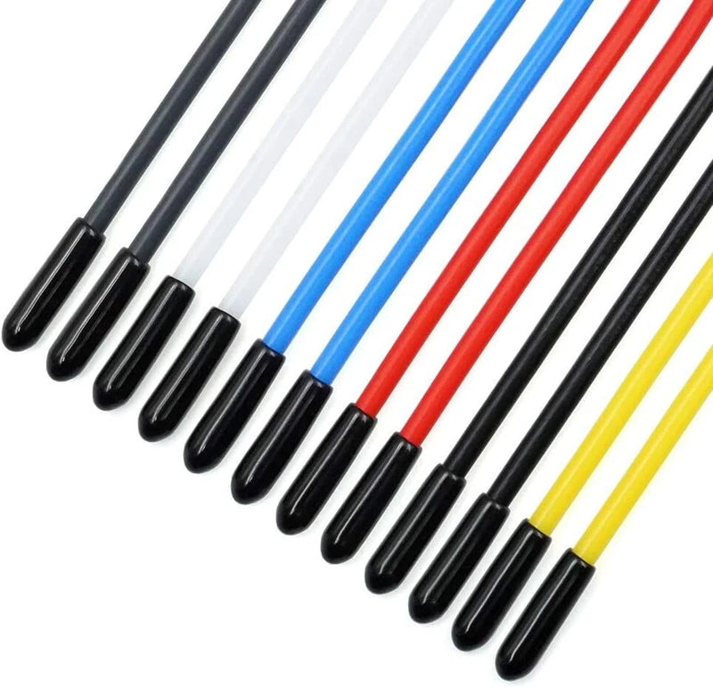 Colorful Antenna Tube Set For Fpv Racing Drone With Caps 12Pcs Each