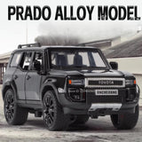1:32 Toyota Land Cruiser Prado SUV Alloy Diecast Metal Car Model Sound Light