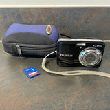 Fujifilm Digital Camera FinePix A180 10.2MP Black, 32GB SD Card, Case, Working