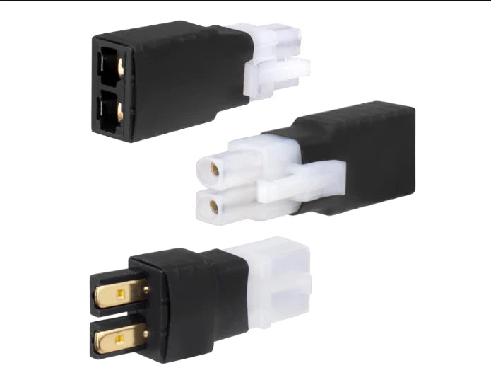 RC Battery/Charger Plug Adapter Unwired for Traxxas TRX to Big Tamiya Plugs Fit Converter