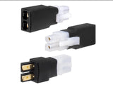 RC Battery/Charger Plug Adapter Unwired for Traxxas TRX to Big Tamiya Plugs Fit Converter