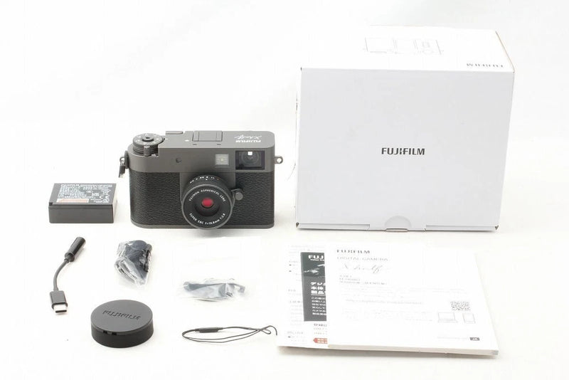 Fujifilm X-HF1 Charcoal Silver Compact Digital Camera Tested Working Japan