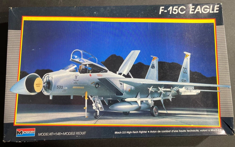 Monogram F-15C Eagle 5823 1/48 NIB Model Kit 'Sullys Hobbies'