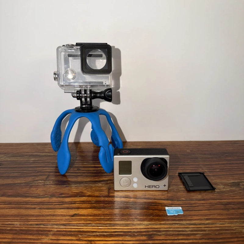 GoPro HERO+ Action Camera Bundle w/ Waterproof Case Tripod 16GB SD