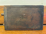 Vintage Ford Model T Ignition Coil Battery Wood Cased Box Battery
