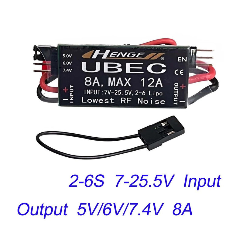 DC-DC Converter Step Down 2-6S Input UBEC Module BEC Output 5V / 6V / 7.4V 8A