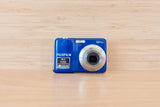 Fujifilm FinePix AV110 12MP Blue Digital Camera 3x Optical Zoom Tested Working