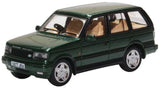 Oxford Diecast 76P38003 OO Gauge Range Rover P38 Epsom Green