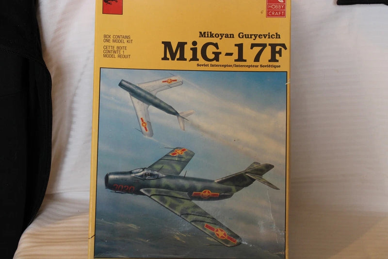 1/48 Scale Hobby Craft, MiG-17F Jet Model Kit #HC1593 BN Open box