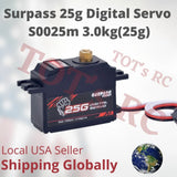 SURPASS HOBBY S0025M 25g Metal servo TREX 500 1/12 RC Car/Airplane/Boat/Robot